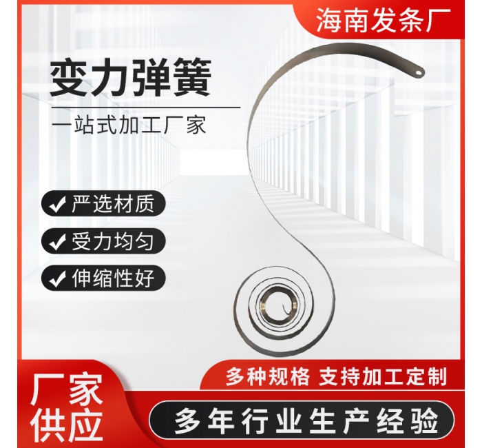 廠家供應(yīng) 變力彈簧 不銹鋼發(fā)條弾簹 鋼帶平面泯卷卷筺定力